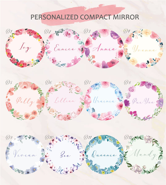 Bridesmaid Box Set V Yuki 2pcs Personalized Tumbler & mirror