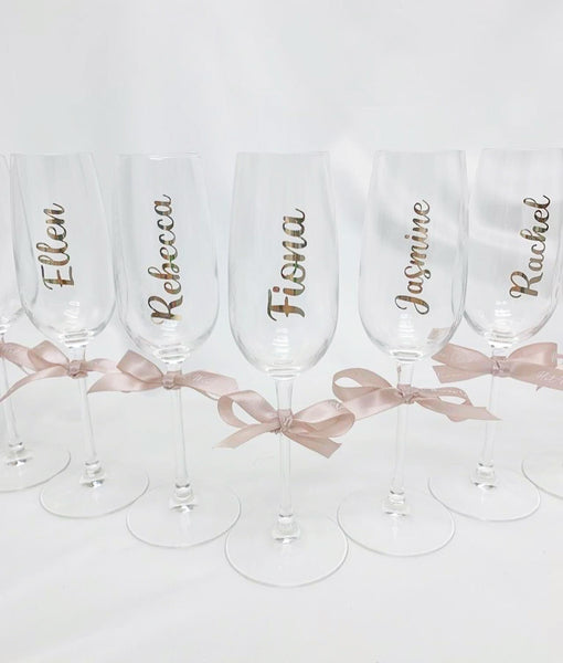 Personalized Champagne Glass