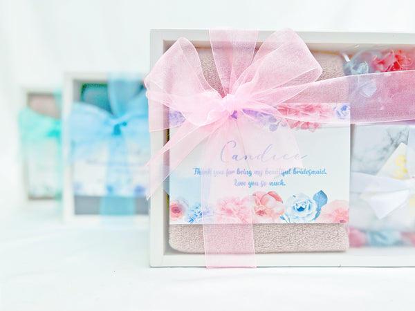 Bridesmaid Box Set T Candice 2pcs Personalized Towel & mirror